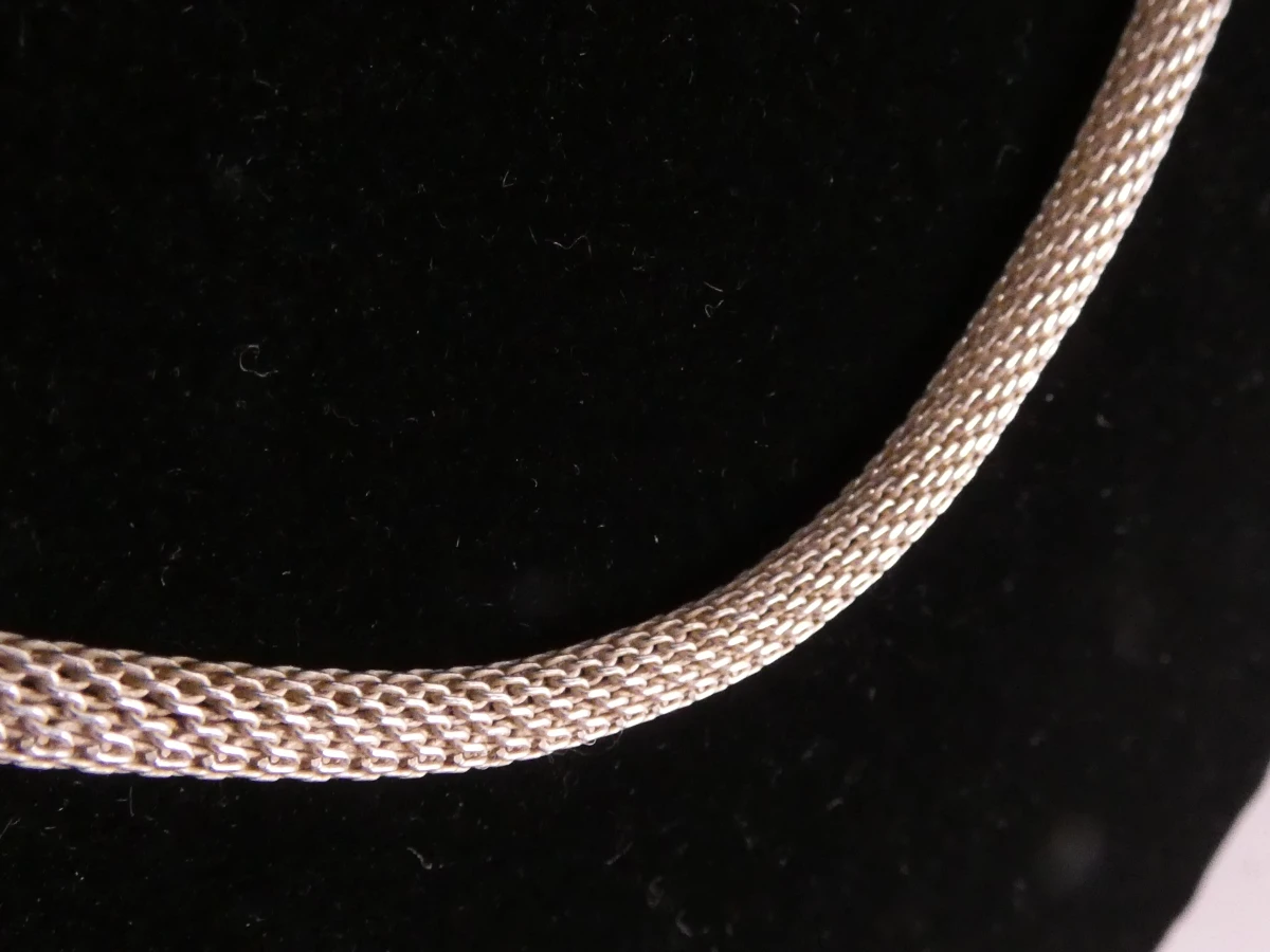 Zilveren ketting 925 met gevlochten design - foto 6