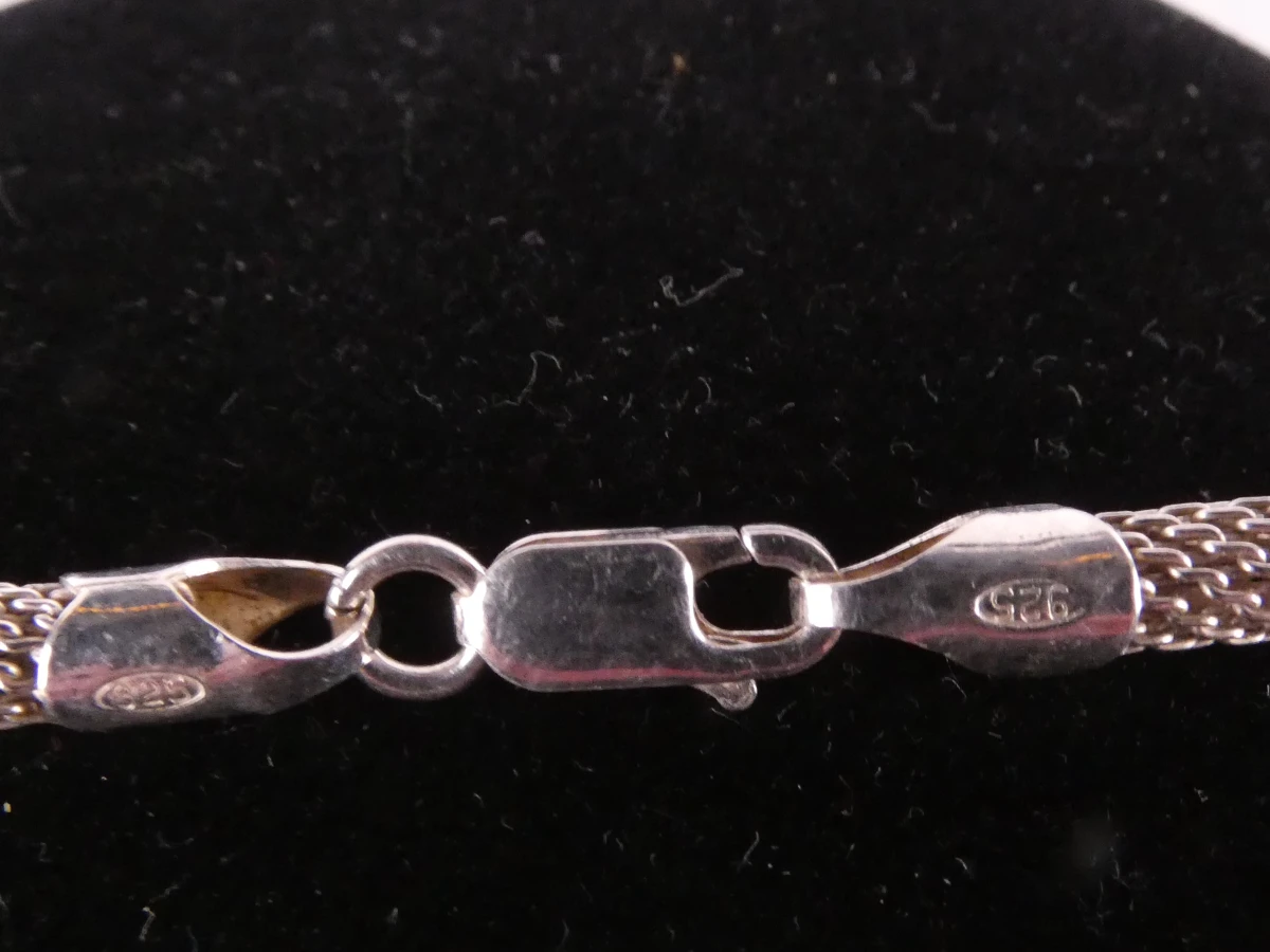 Zilveren ketting 925 met gevlochten design - foto 9