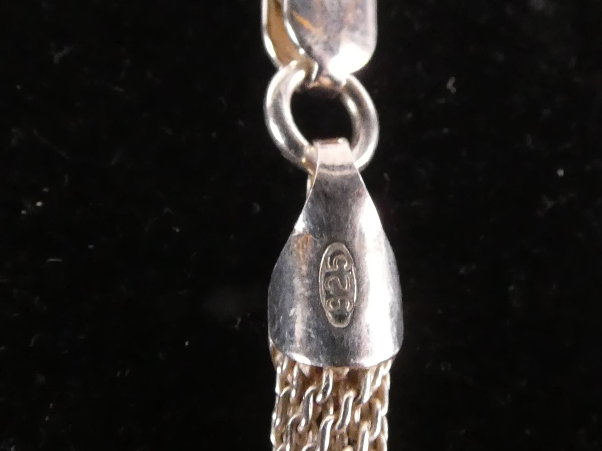 Zilveren ketting 925 met gevlochten design - foto 12