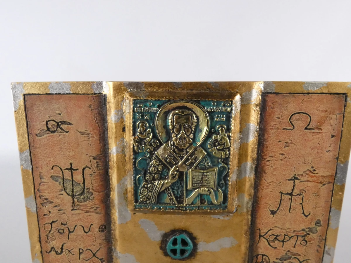Byzantijns icoon decoratief kunstwerk - foto 4