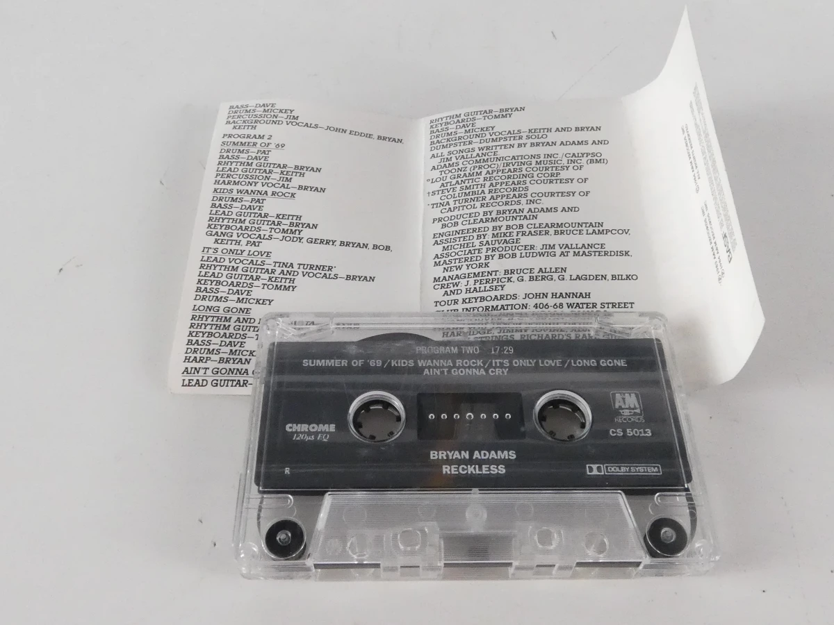 Twee originele vintage cassettebandjes - Bryan Adams - foto 7