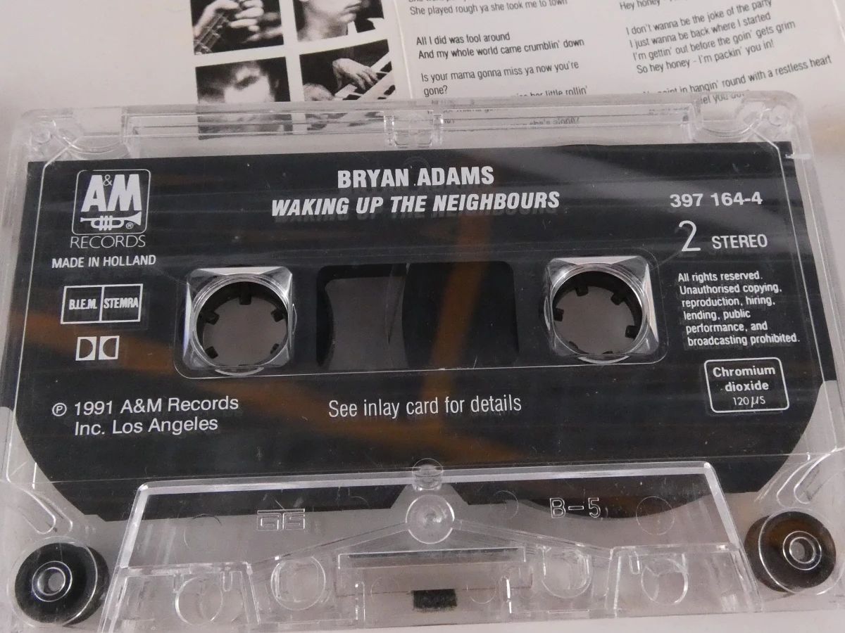Twee originele vintage cassettebandjes - Bryan Adams - foto 13