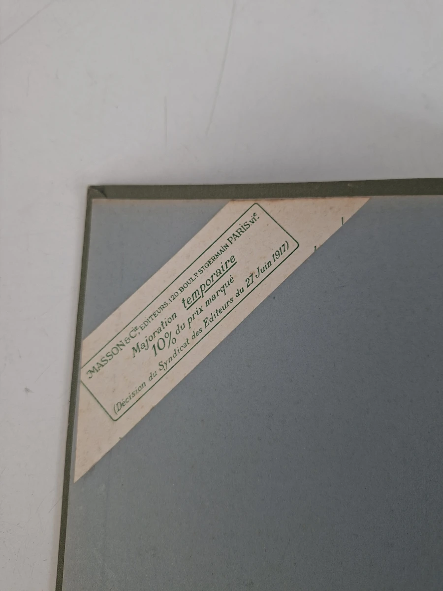 📖 Zeldzaam Antiek Medisch Boek (1913) met Unieke WWI Historie – Guide pour l'Évaluation des Incapacités - foto 2