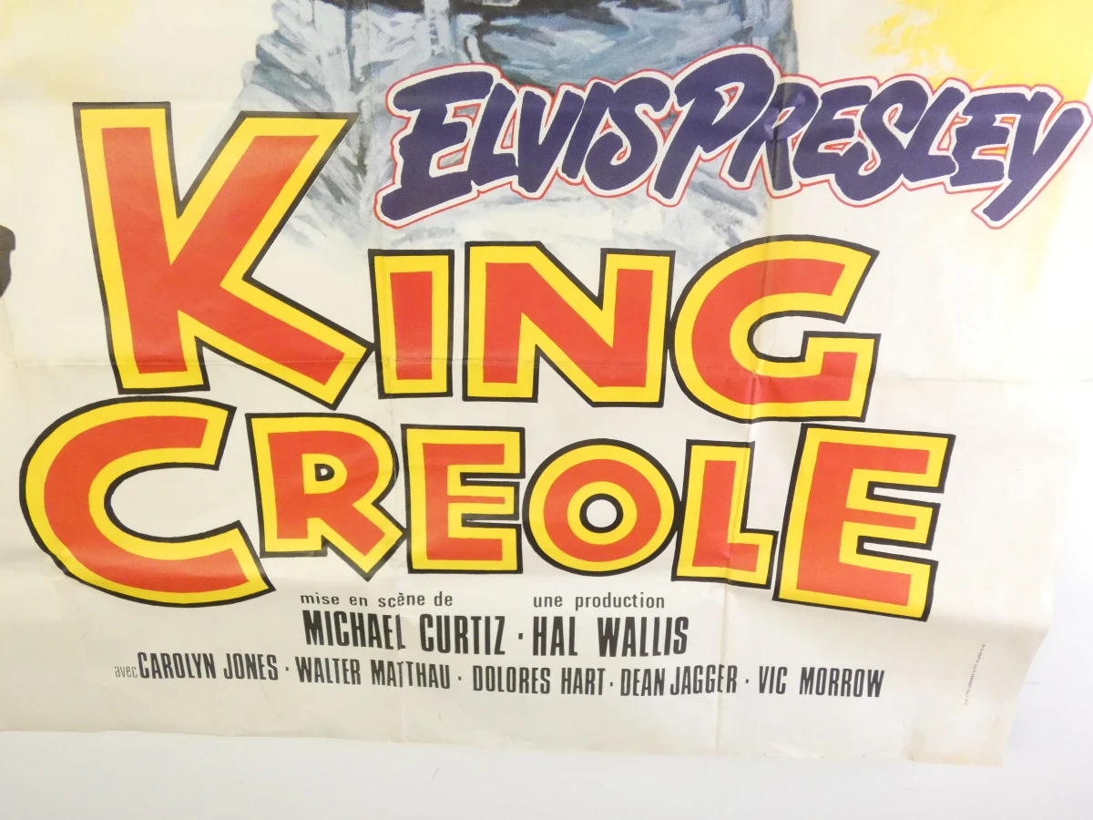Vintage filmposter King Creole Elvis Presley - foto 6