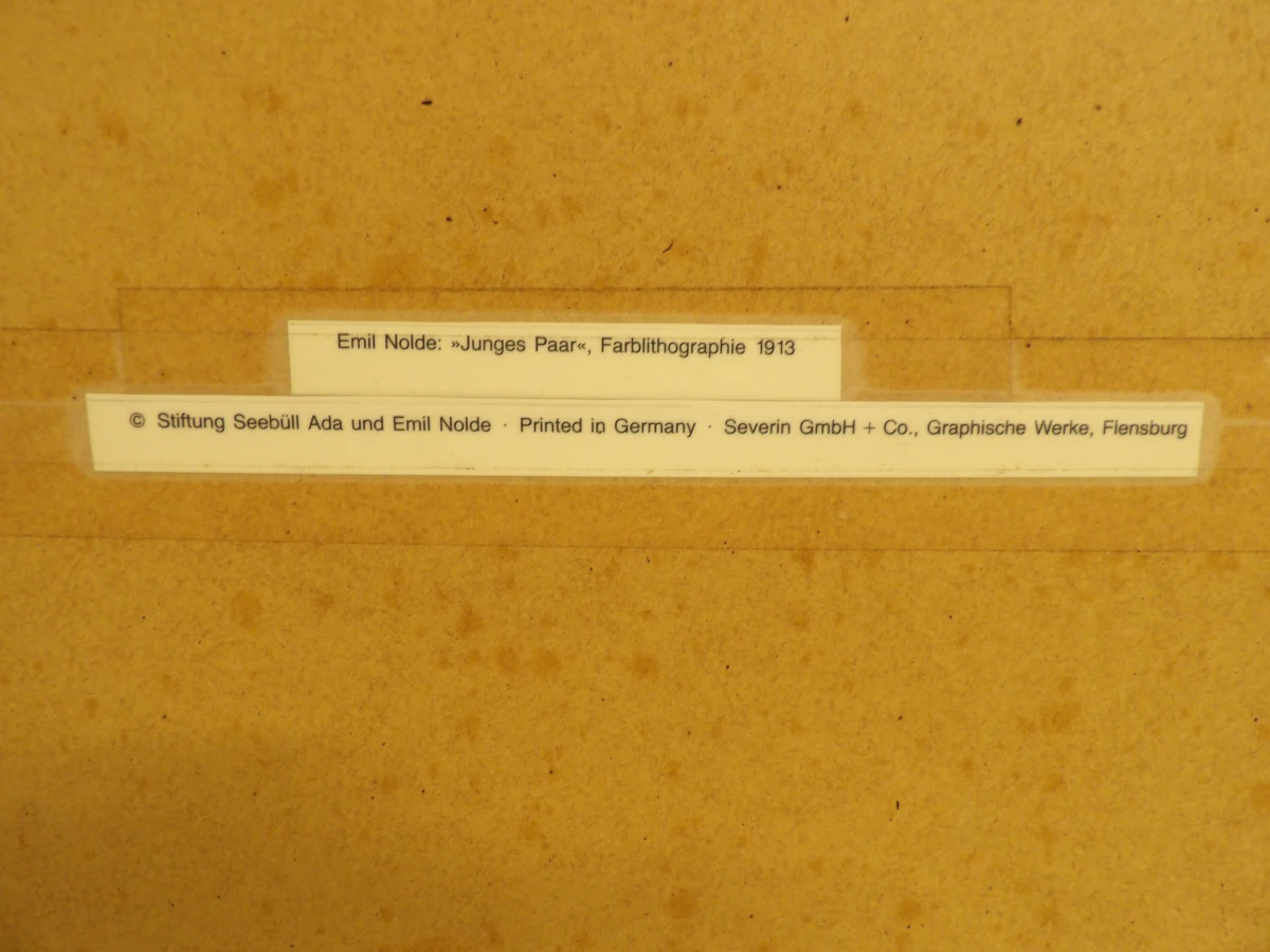 Reproductie: Junges Paar - Emil Nolde (1913) - foto 5