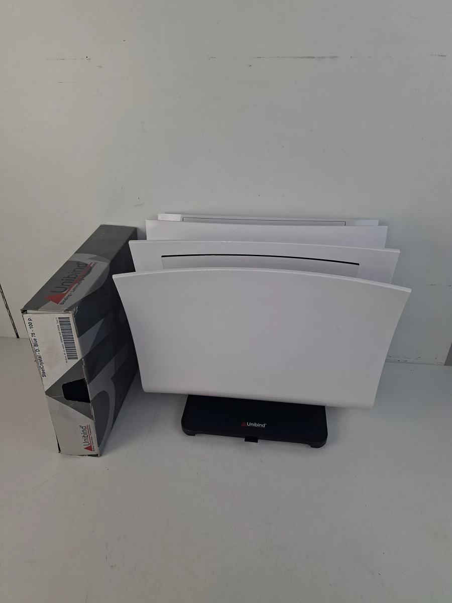 📋 Professionele Unibind UniBinder 8.2 Thermische Inbindmachine – Voor Kantoor en Thuis – kavel bij De Kringwinkel, Waardamme