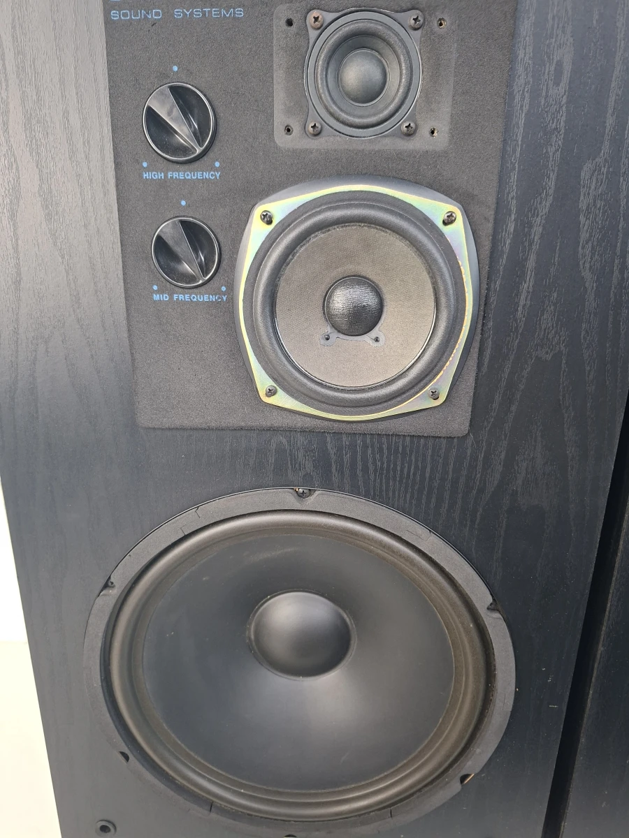 🎵 Krachtige Omni Audio Sound Systems 3-Weg Vloerluidsprekers – Vintage Hifi met Handmatige Equalizers - foto 5