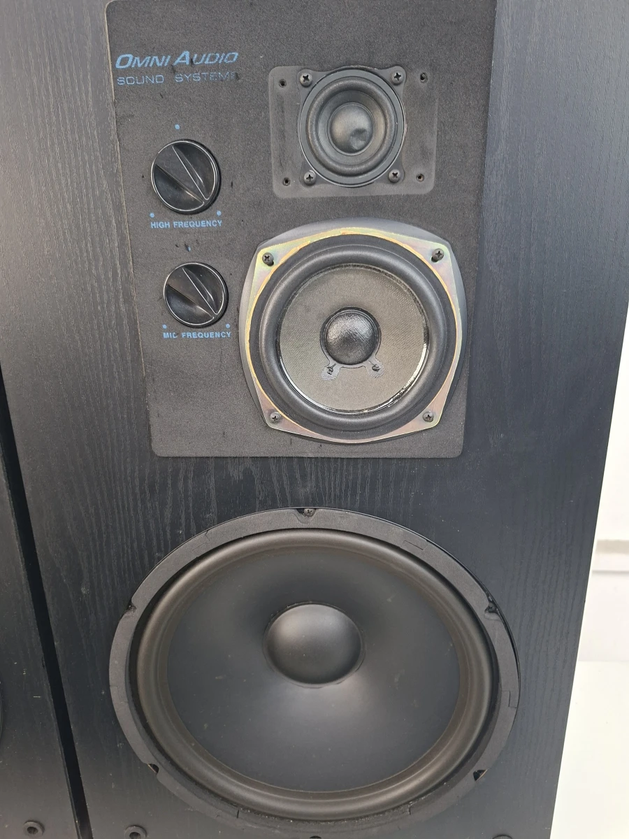 🎵 Krachtige Omni Audio Sound Systems 3-Weg Vloerluidsprekers – Vintage Hifi met Handmatige Equalizers - foto 6