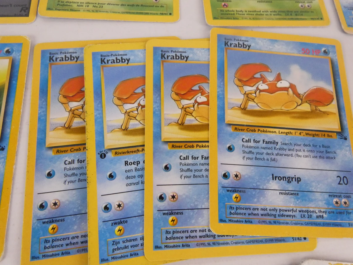 Set van 140 vintage Pokémon kaarten - eerste reeksen - foto 8