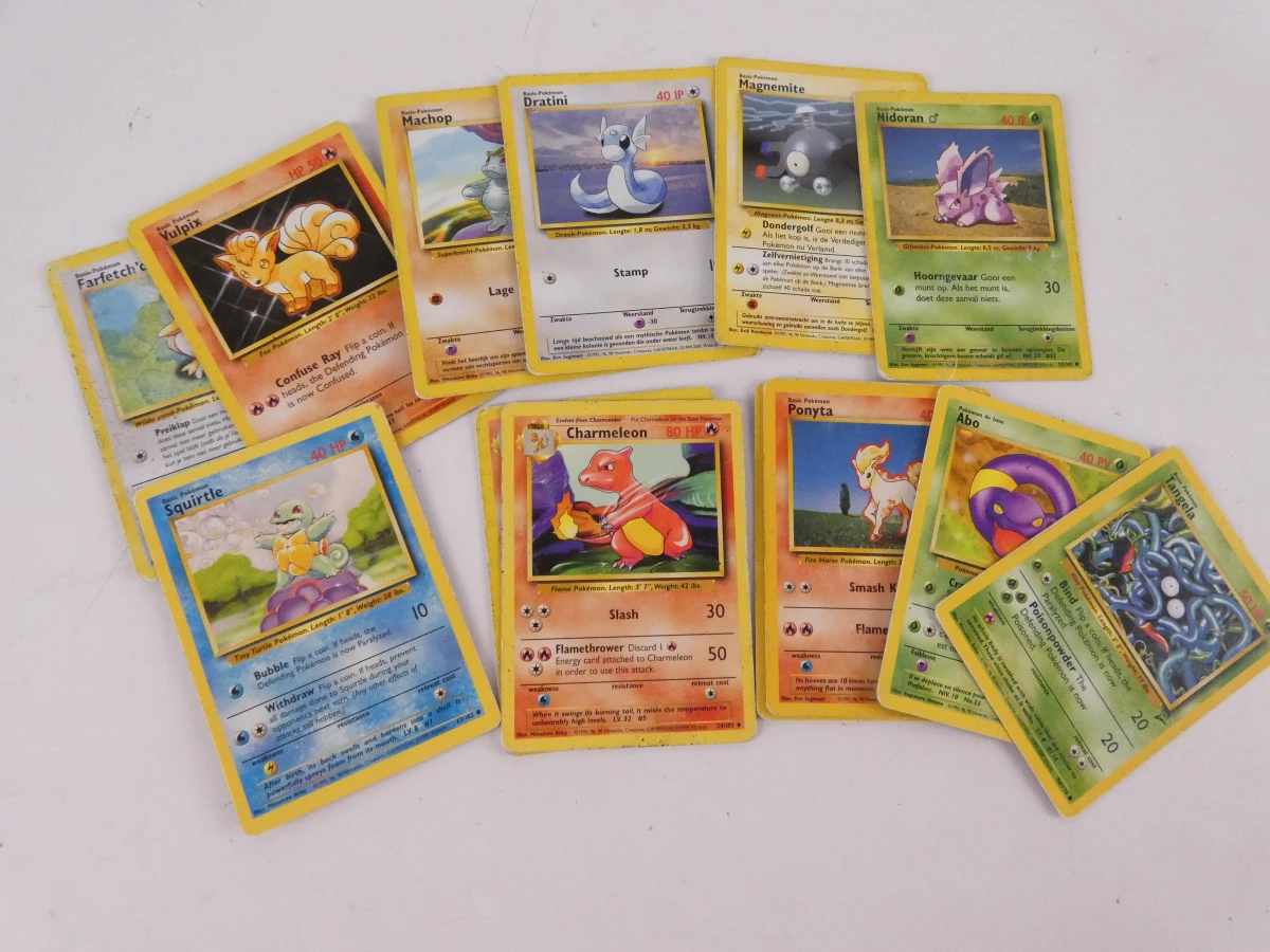 Set van 140 vintage Pokémon kaarten - eerste reeksen - foto 9