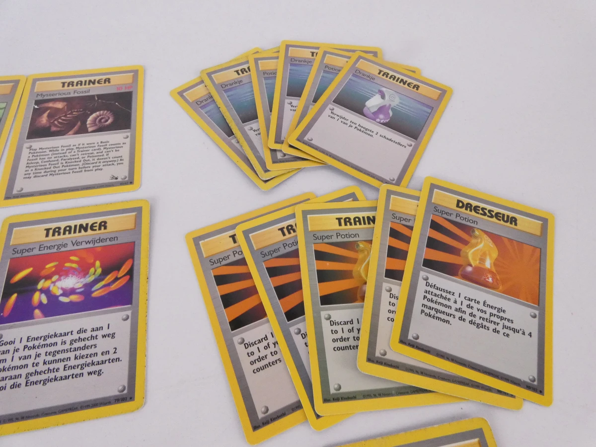 Set van 140 vintage Pokémon kaarten - eerste reeksen - foto 12