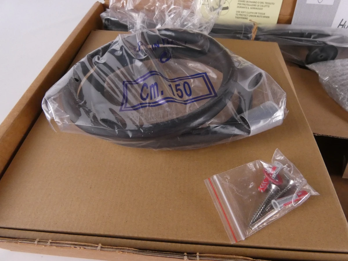 Huber RD C8401D40 Thermostatische regendoucheset - Mat zwart - In doos - Nieuw - foto 6