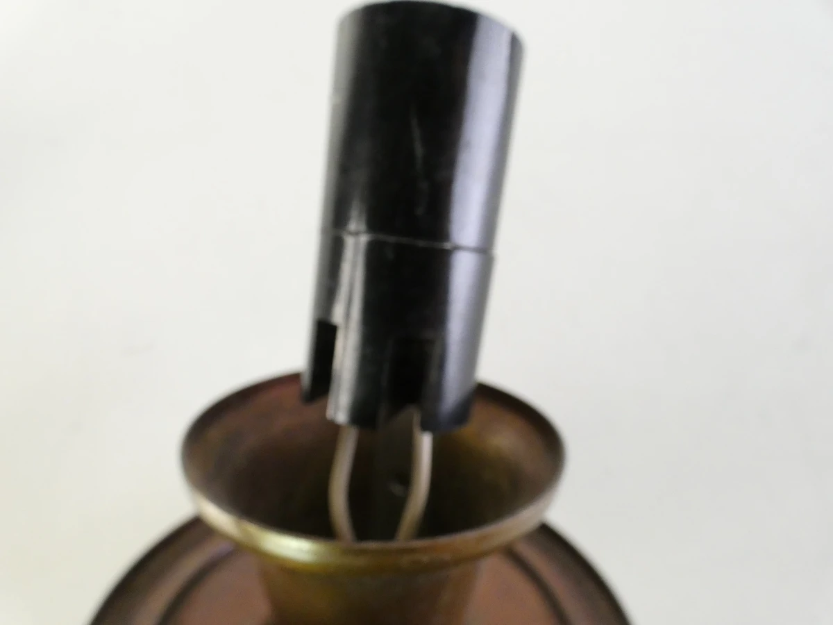 Paar vintage wandlampen van messing met dubbele armen - foto 9