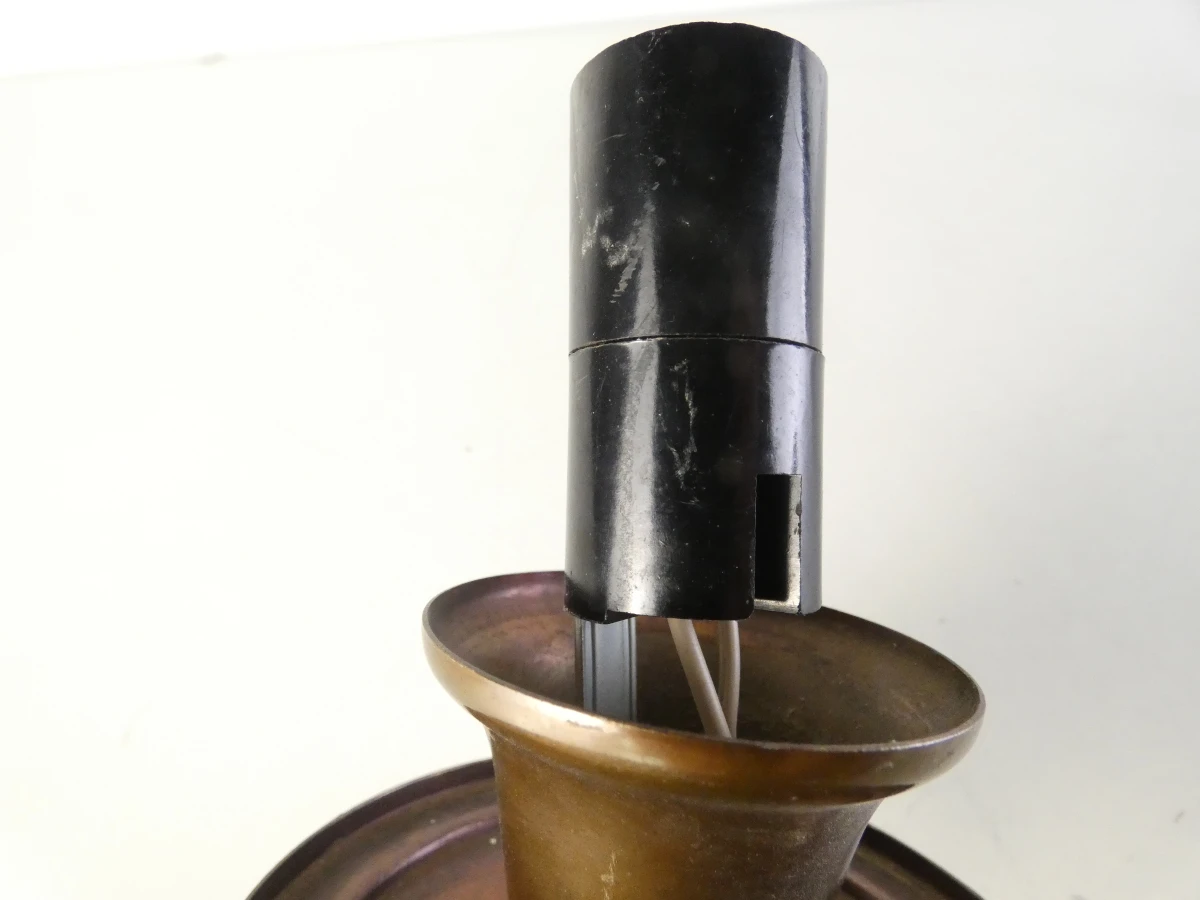 Paar vintage wandlampen van messing met dubbele armen - foto 10