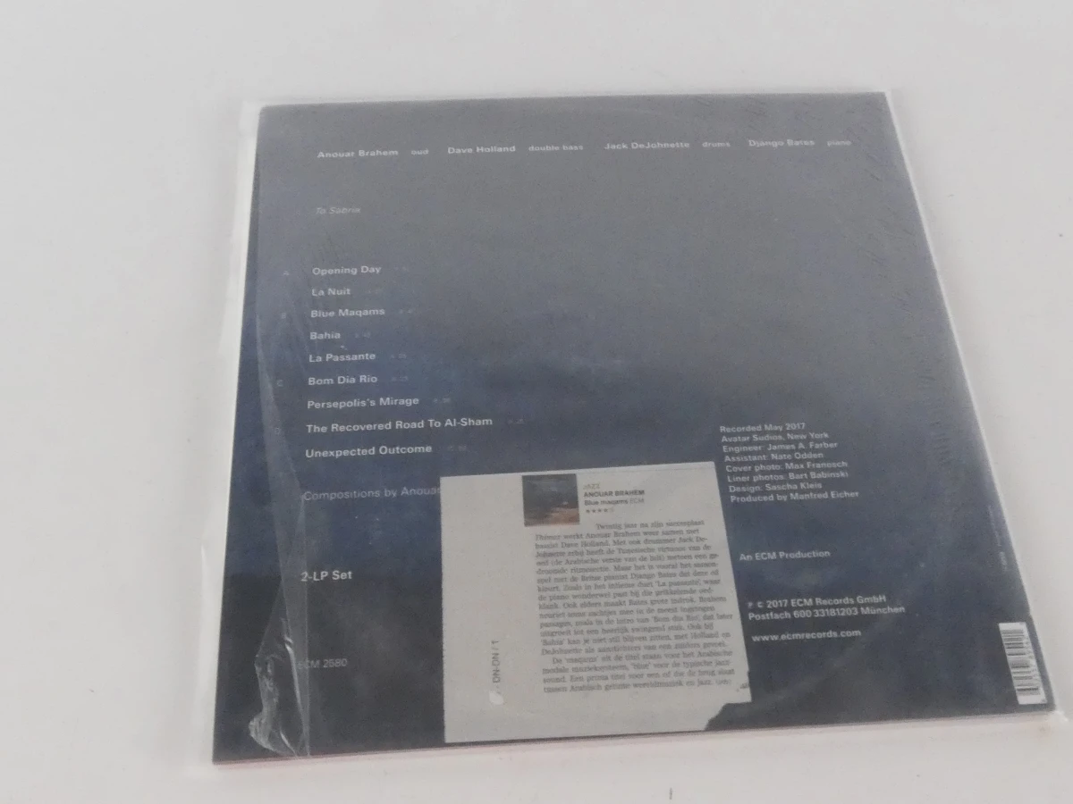 2-Vinyl LP - Blue Maqams - Anouar Brahem&Dave Holland - foto 3