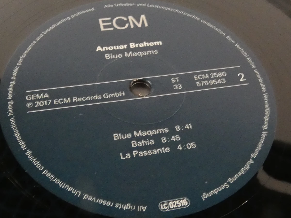 2-Vinyl LP - Blue Maqams - Anouar Brahem&Dave Holland - foto 10