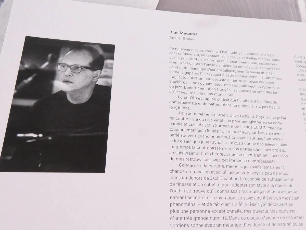2-Vinyl LP - Blue Maqams - Anouar Brahem&Dave Holland - foto 14