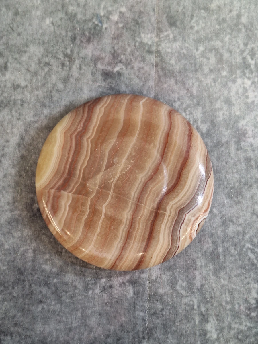 Set van 3 vintage onyx asbakken - foto 5