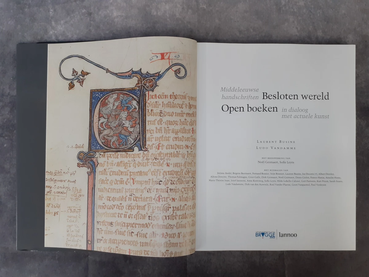 Boek: Middeleeuwse Handschriften Besloten Wereld Open Boek In Dialoog Met Actuele Kunst - foto 4