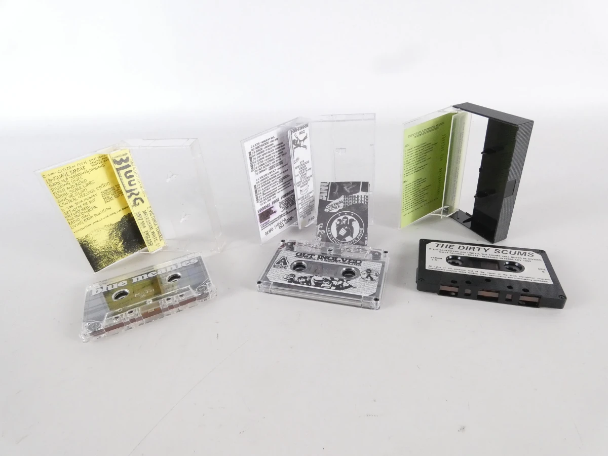 Set van 3 punk- en hardcore-audiocassettes - foto 3