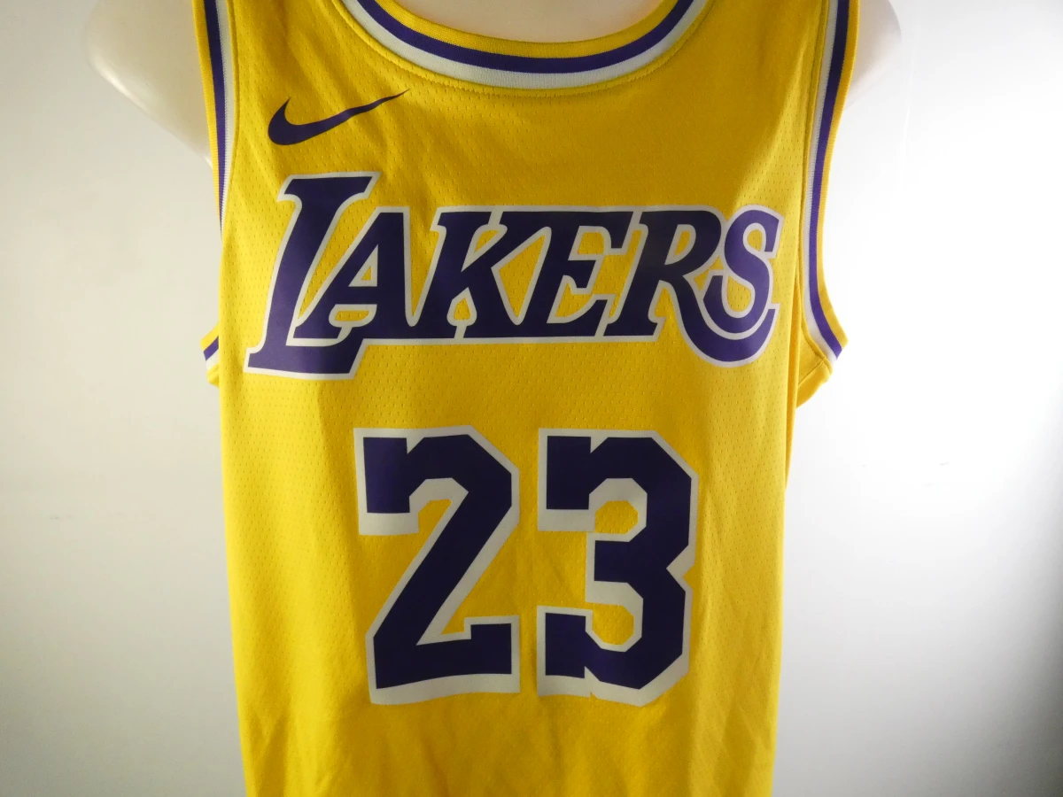 Nike Lakers LeBron James #23 Swingman Jersey L - foto 2