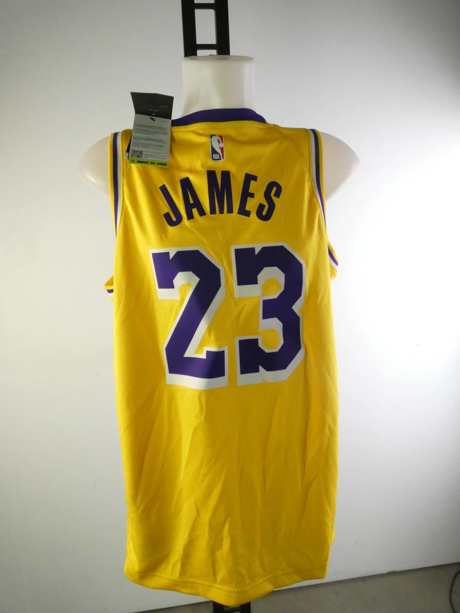 Nike Lakers LeBron James #23 Swingman Jersey L - foto 4
