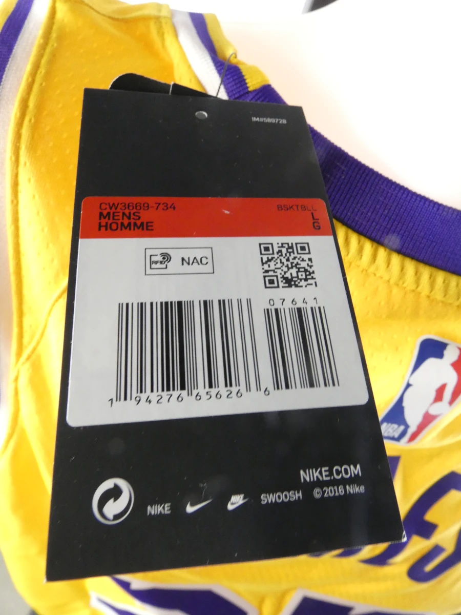 Nike Lakers LeBron James #23 Swingman Jersey L - foto 5