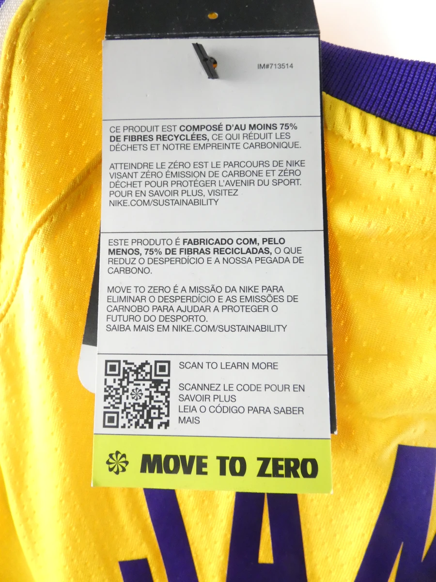 Nike Lakers LeBron James #23 Swingman Jersey L - foto 6