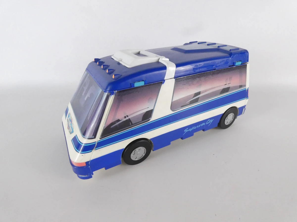 Galoob voertuigen: Supervan City bus, vliegtuig en helikopter - foto 2