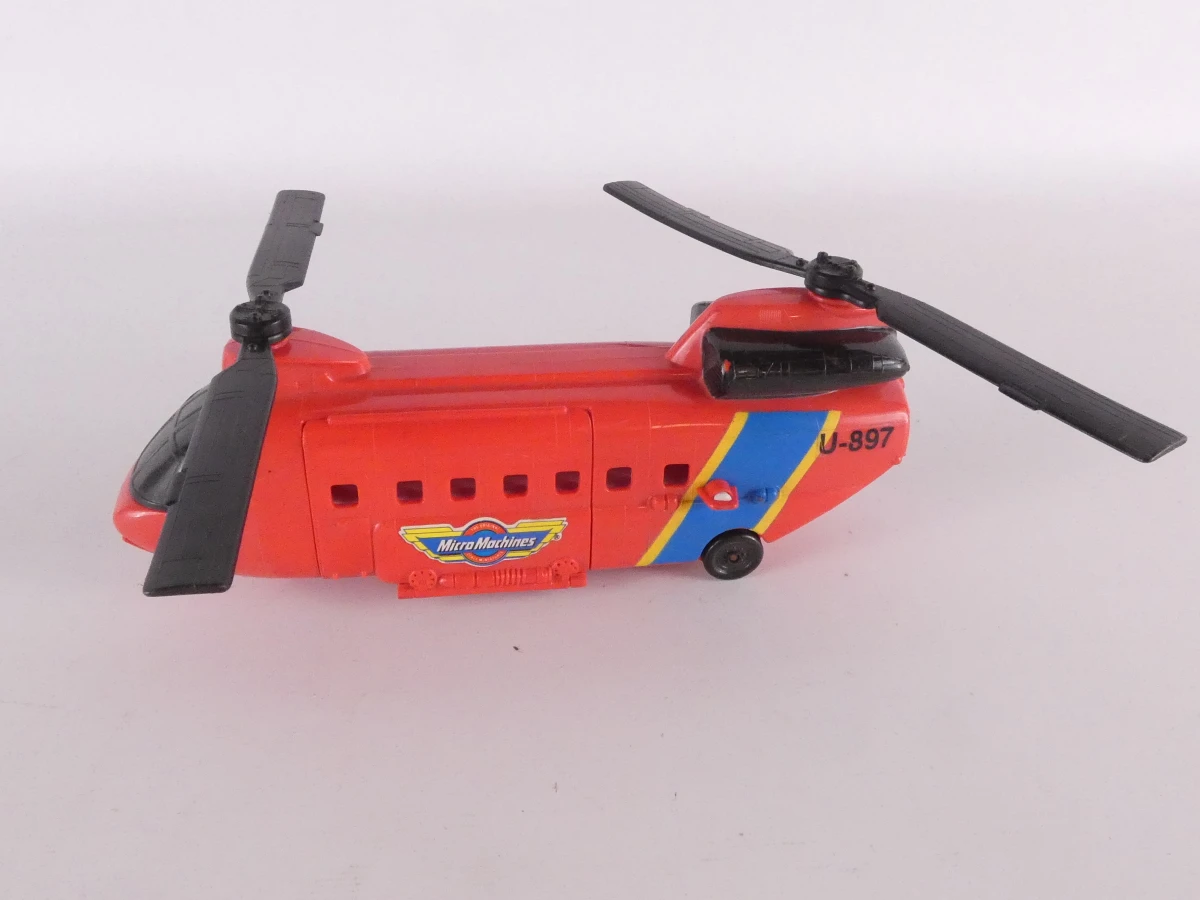 Galoob voertuigen: Supervan City bus, vliegtuig en helikopter - foto 11