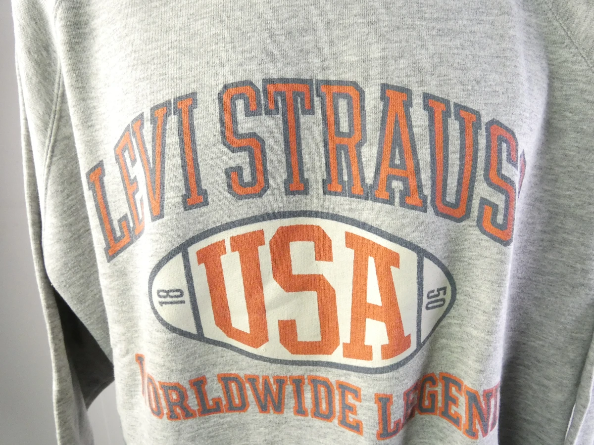 Grijze Levi's sweater met opdruk - xl - foto 4