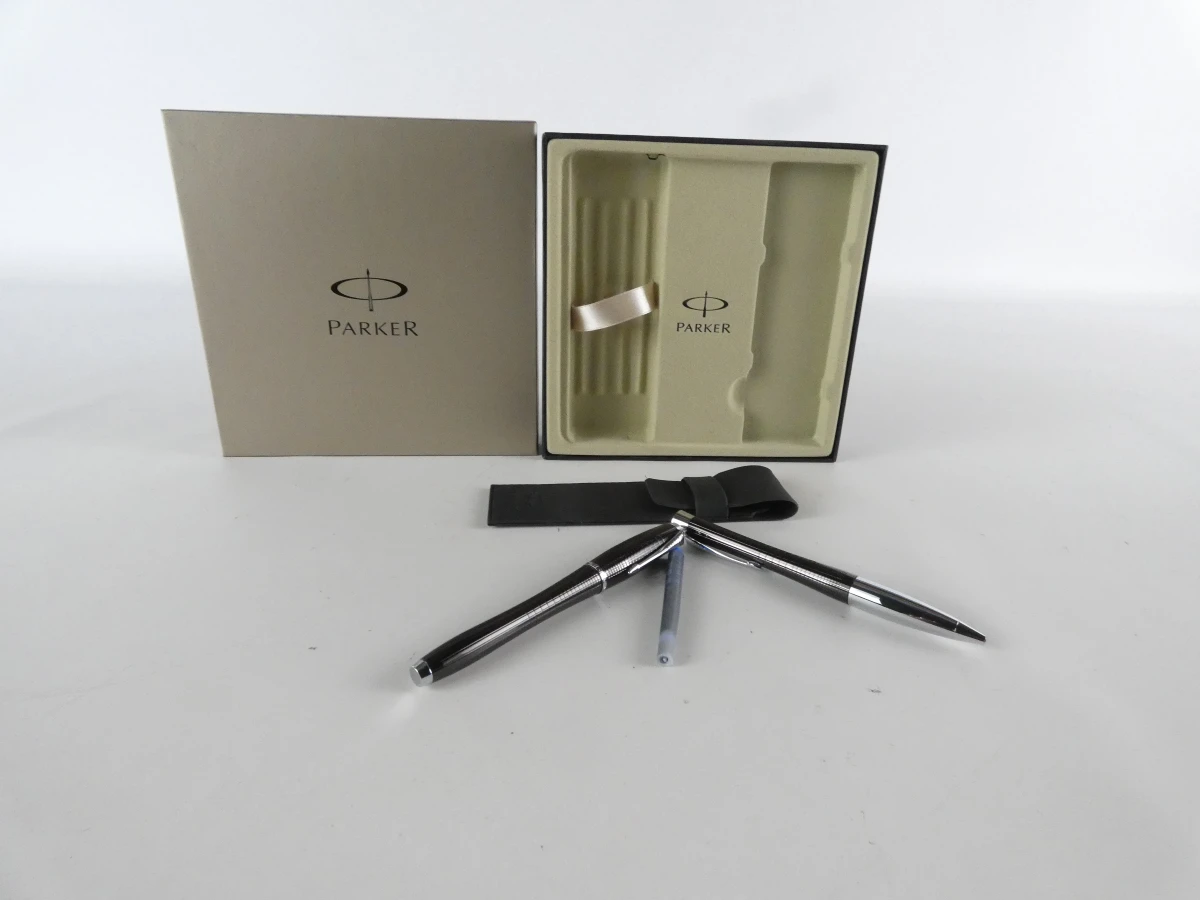 Parker pen set met etui en navullingen - foto 4