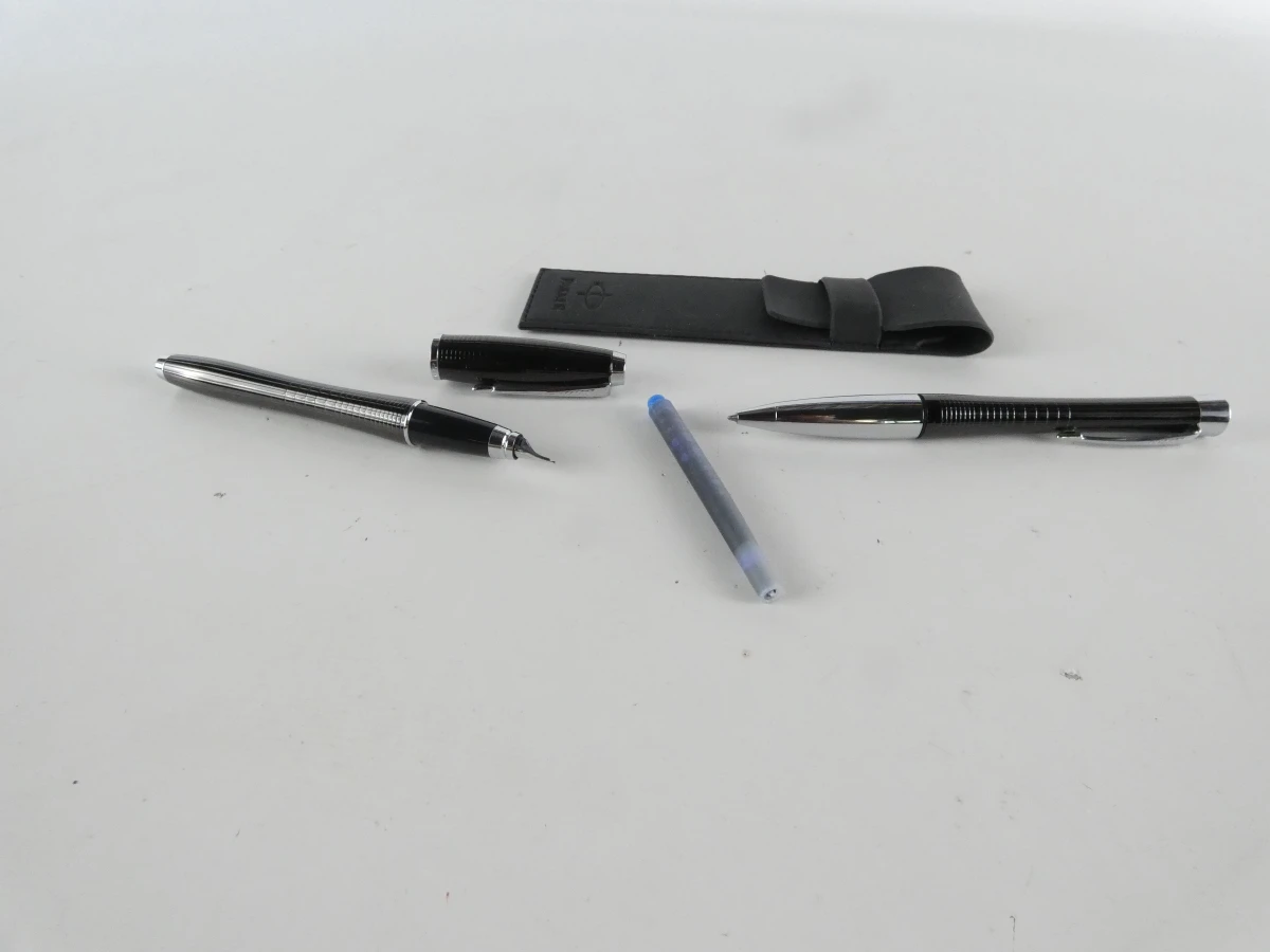 Parker pen set met etui en navullingen - foto 5