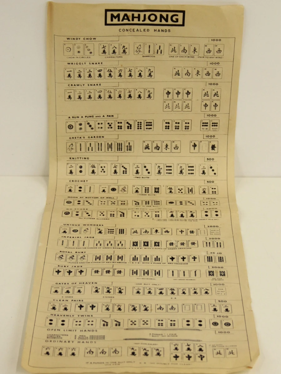 Vintage bakelieten mahjongspel - foto 4