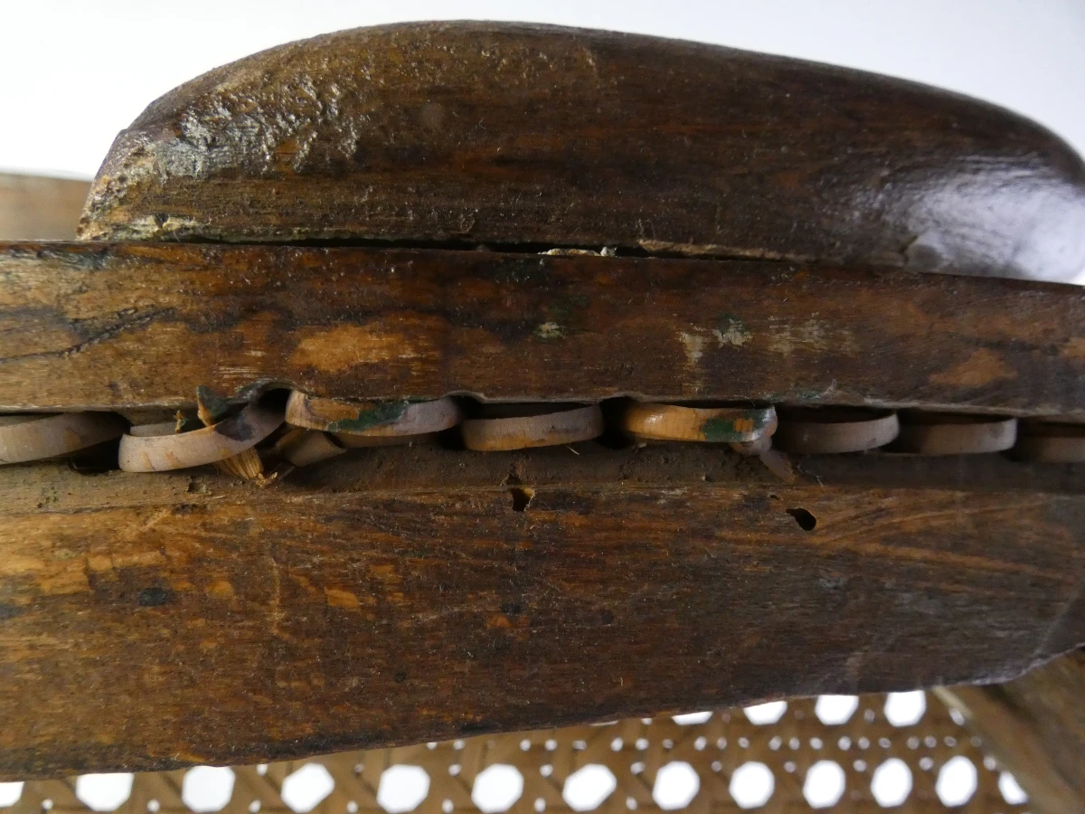 Thonet kindsstoel met gevlochten zitting en armleuningen - foto 8