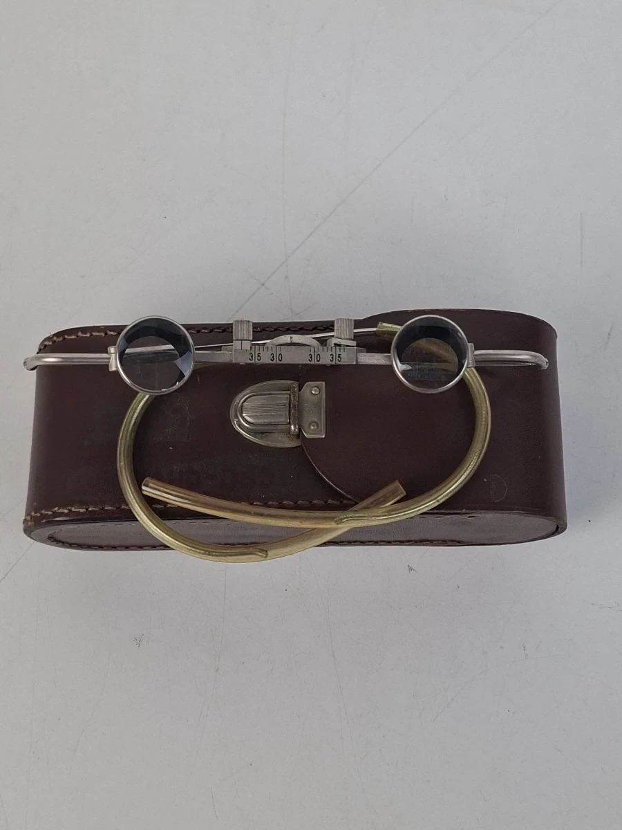🤓 Zeldzame Vintage Carl Zeiss Jena Loepbril 2x – Made in DDR (incl. Lederen Koker) 🔎 - foto 9