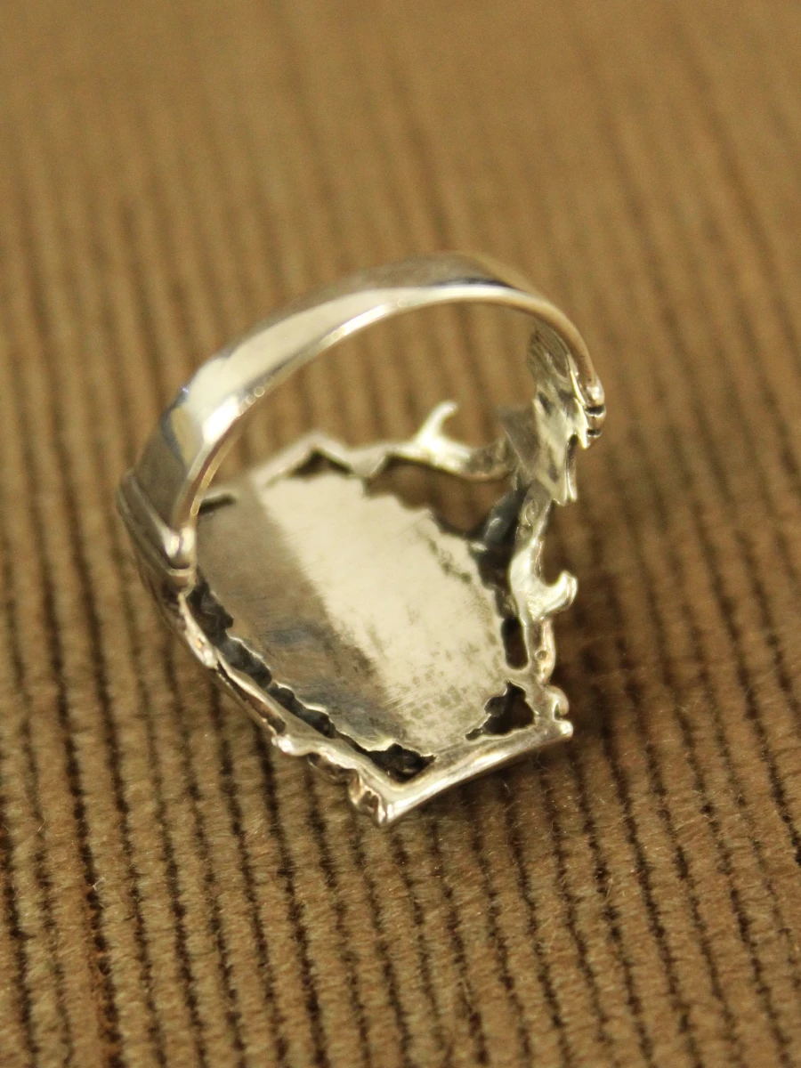 Sterling zilveren yin-yang ring - foto 5
