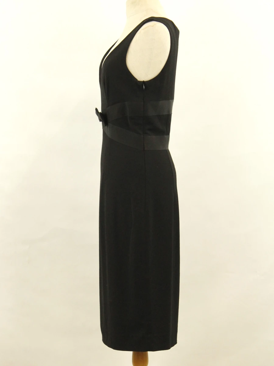 REDValentino - stijlvolle zwarte jurk met strikdetail - foto 7