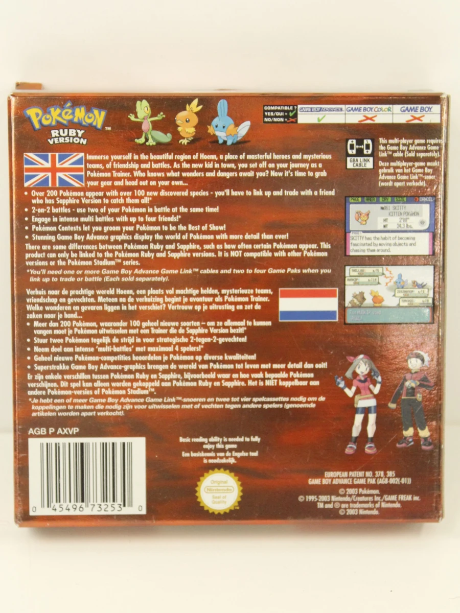 Pokémon Ruby Version – Game Boy Advance – originele doos + boekjes – zonder game - foto 3