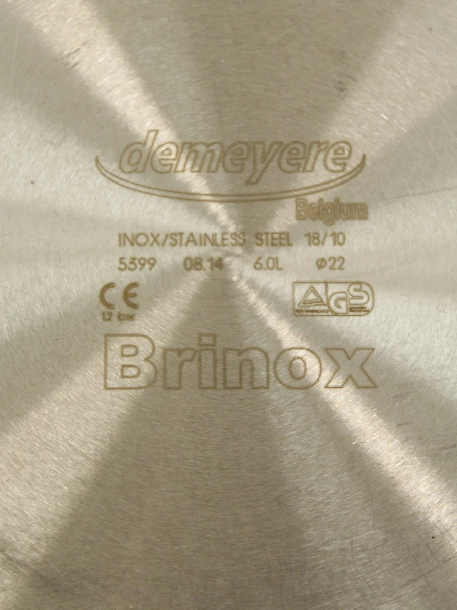 Demeyere Brinox snelkookpan - 6 liter - inox 18/10 - zo goed als nieuw - foto 7