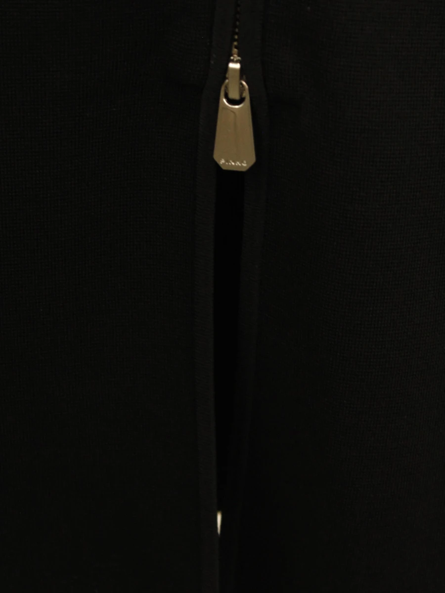 Pinko lange zwarte vestjurk met ritssluiting Size L - foto 3