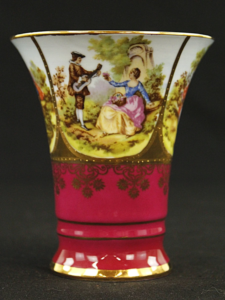 decoratieve porseleinen vaas van D & W Karlsbader - foto 2