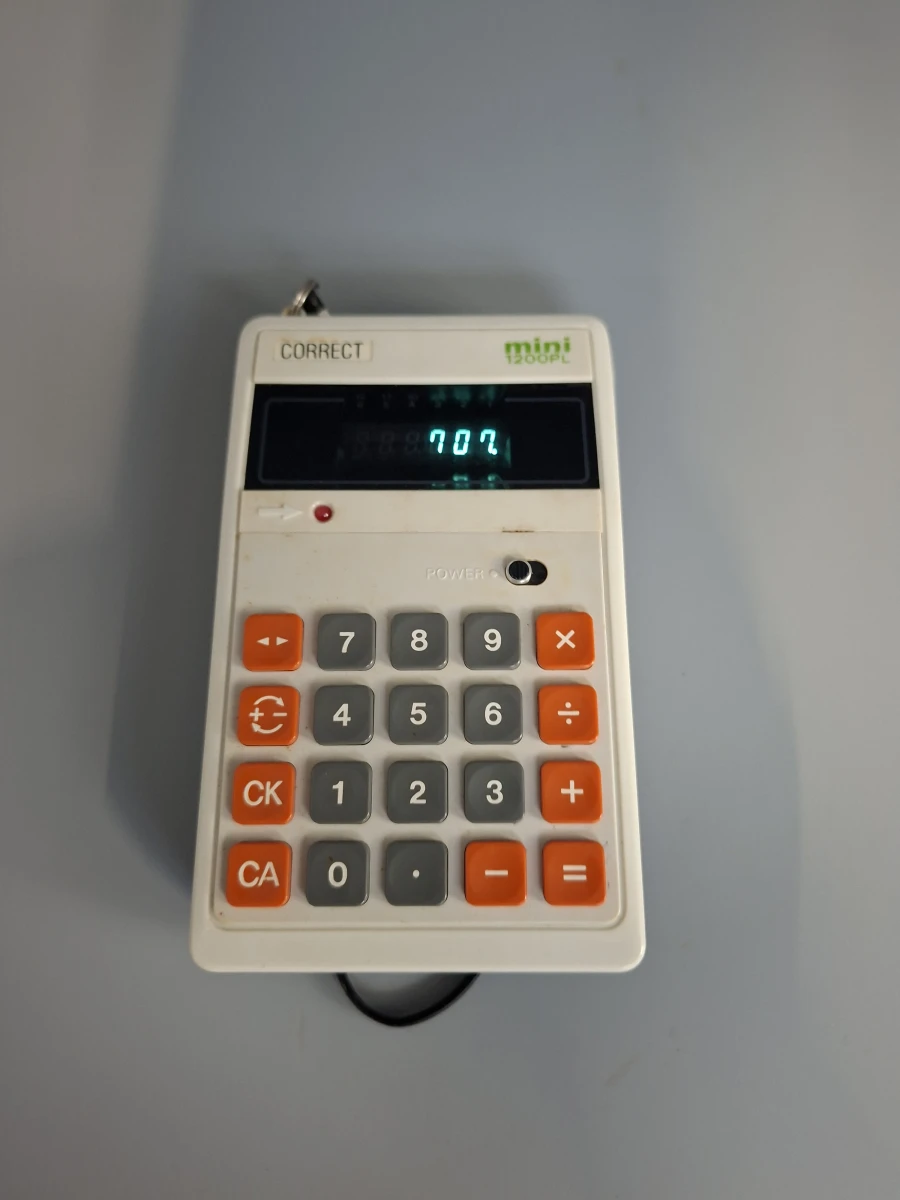 🧾 Vintage Correct Mini 1200PL Rekenmachine in Originele Doos 🧾 - foto 2