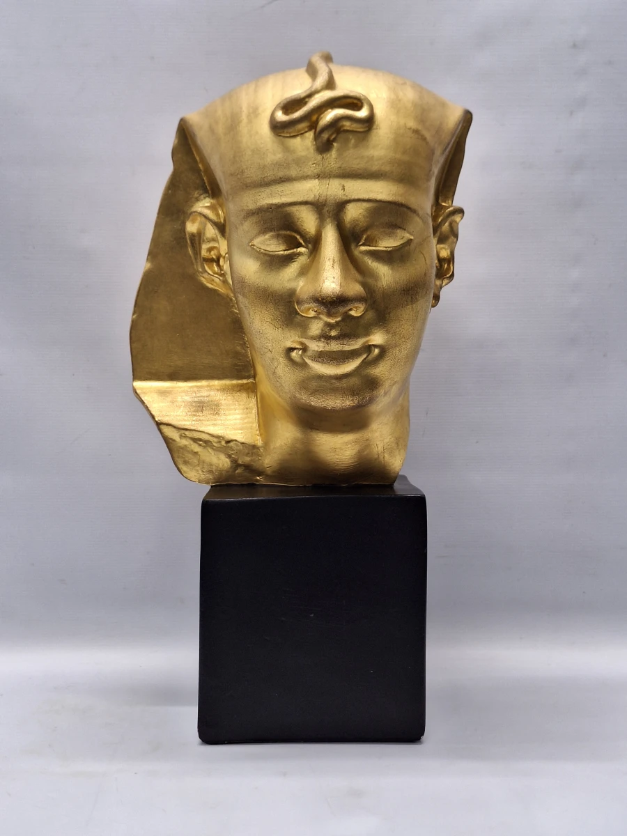 Vintage Egyptische buste van farao Amenemhet – 12e dynastie - foto 2