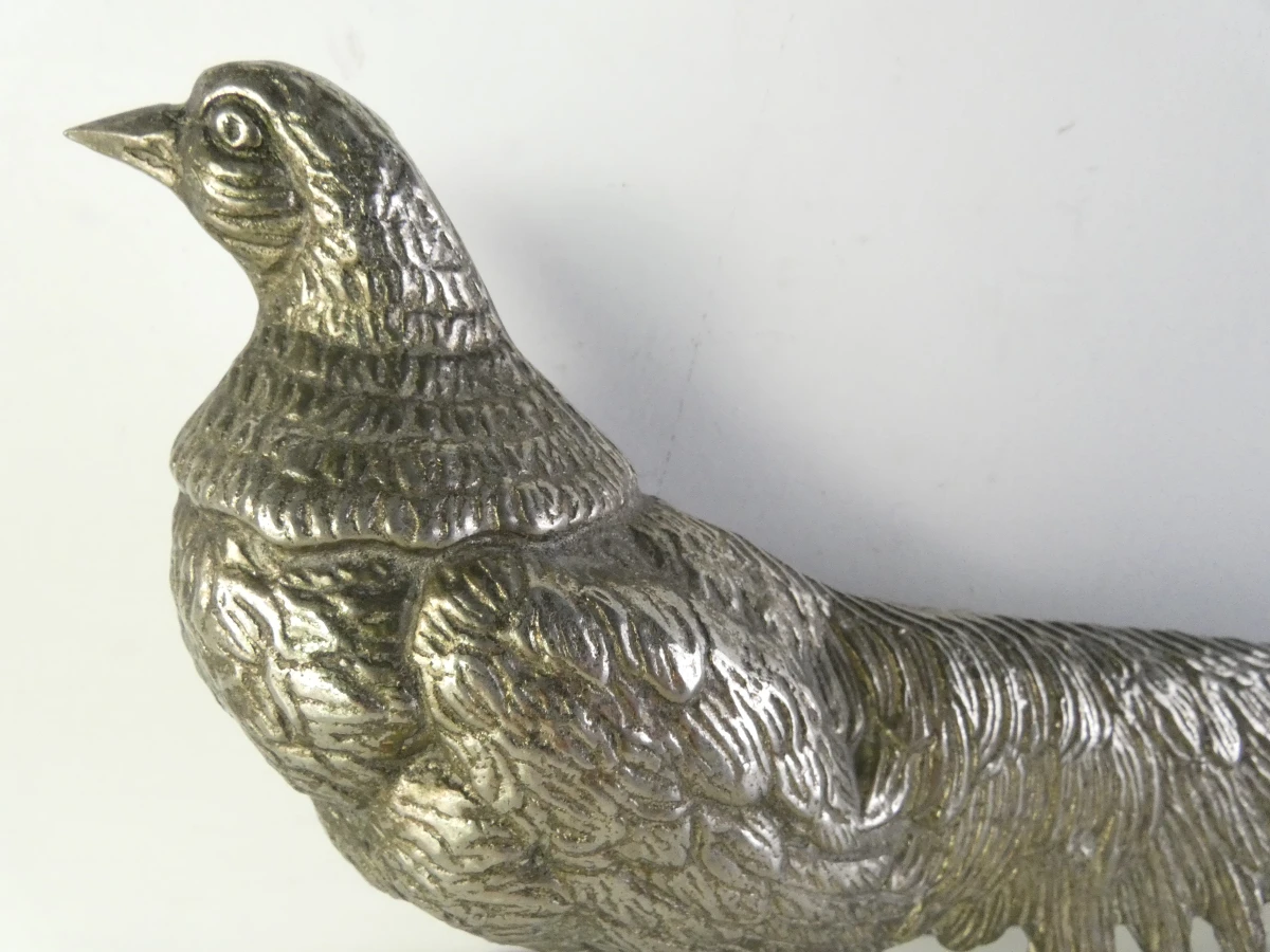 Set van 6 metalen fazanten beeldjes - foto 11