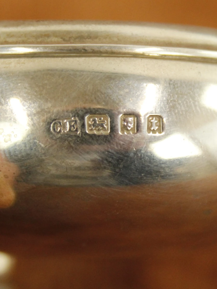 4 Britse sterling zilveren tafelattributen - foto 9