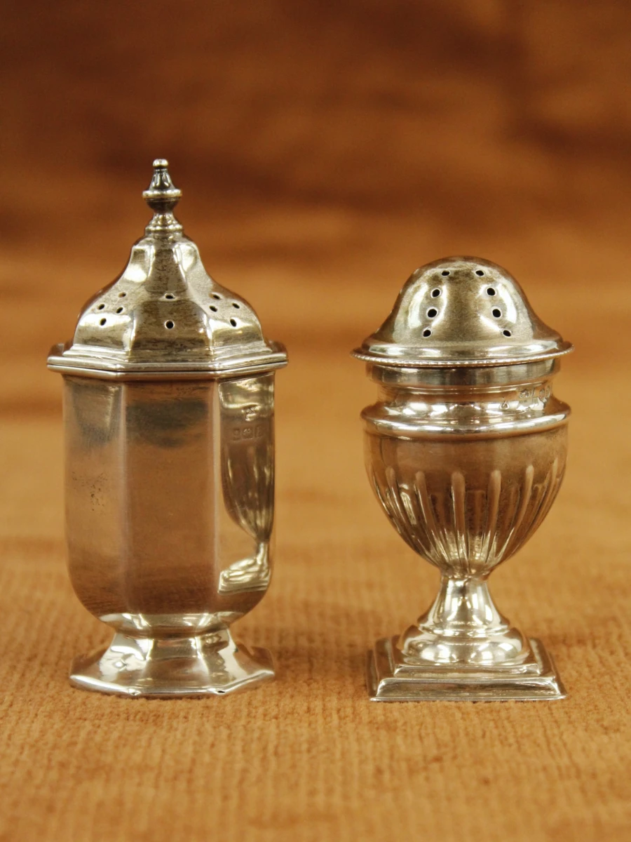 4 Britse sterling zilveren tafelattributen - foto 12