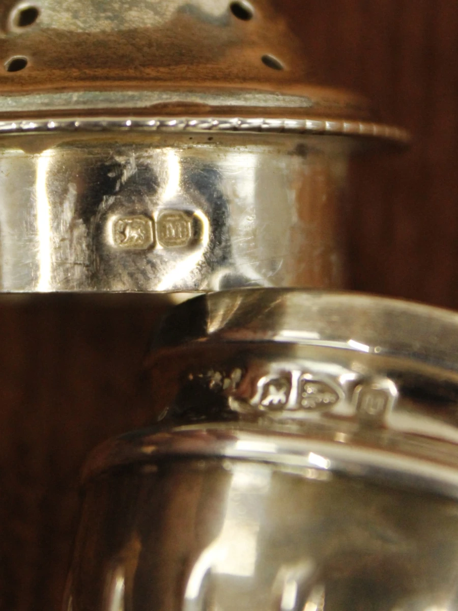 4 Britse sterling zilveren tafelattributen - foto 17