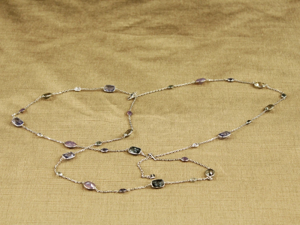 Swarovski ketting met gekleurde kristallen - foto 3