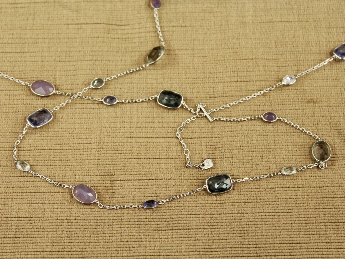 Swarovski ketting met gekleurde kristallen - foto 4
